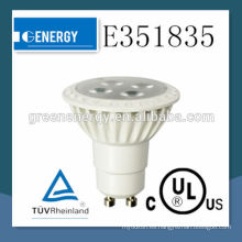 luz llevada regulable del lumen del alumbrado gu10 de 1000 lumen con la aprobación del CE del TUV de 230V CUL y de la UL